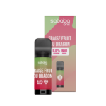 Sababa One Fraise Fruit du Dragon - Boîte de recharge pré-remplie