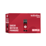 Sababa One Nectar de Framboise – Boîte de 4 recharges pré-remplies