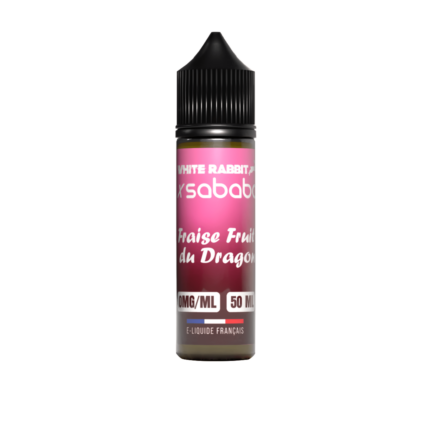 SABABA X WHITE RABBIT - E-LIQUIDE 50ML FRAISE FRUIT DU DRAGON
