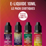 SABABA - PACK E-LIQUIDE 10ML GAMME EXOTIQUE